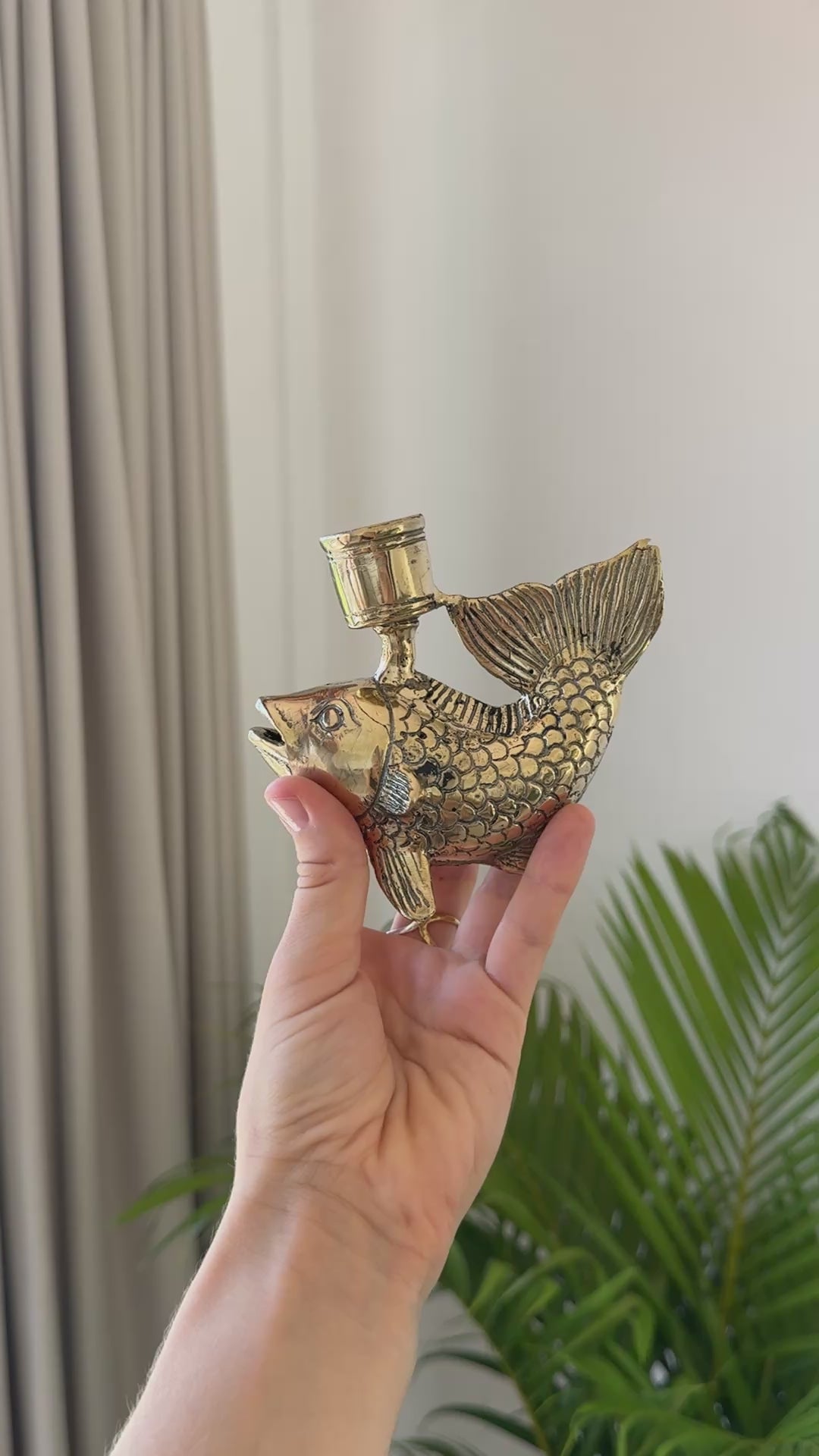 Koi Fish Candleholder